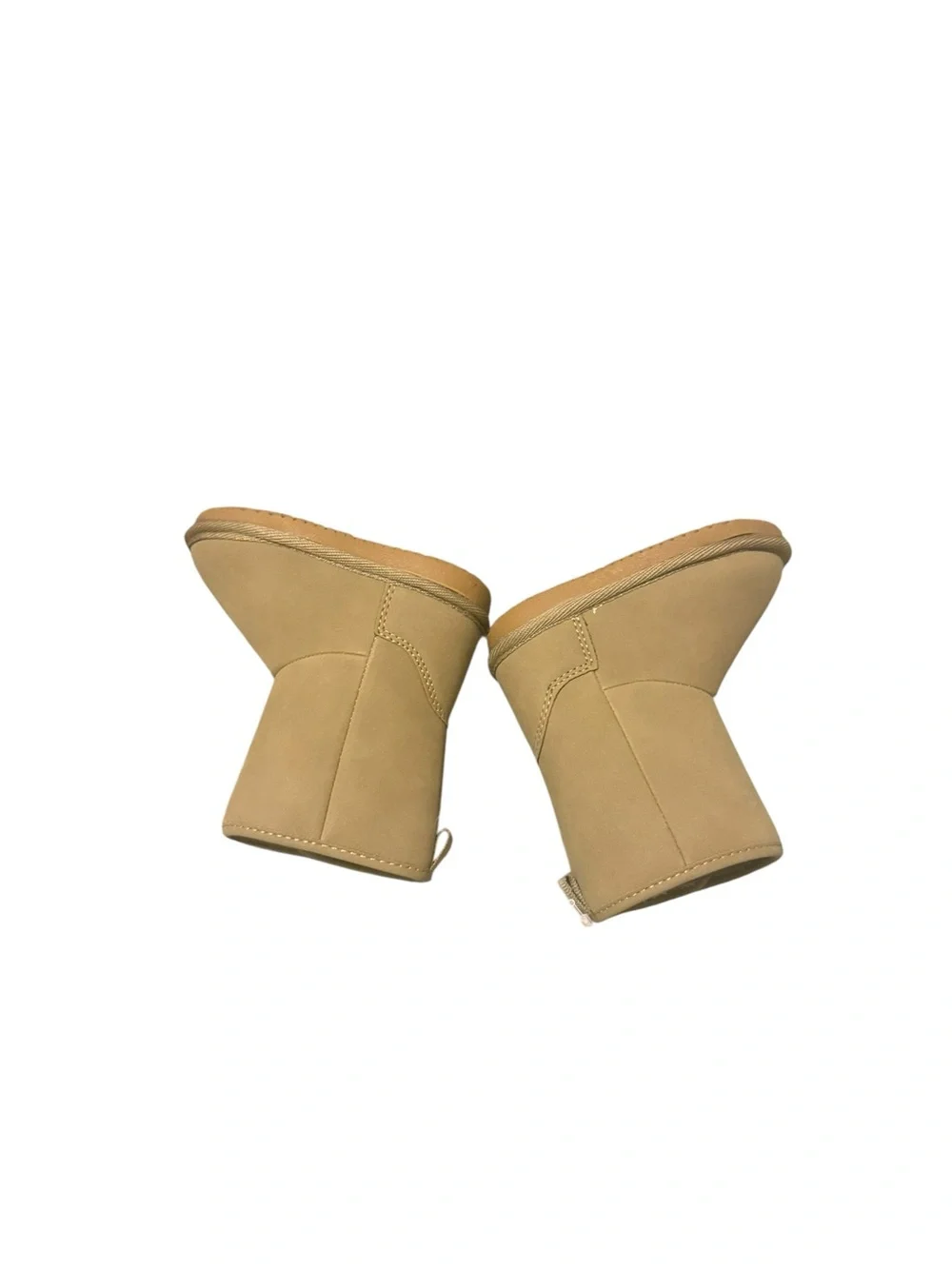Carter's Toddler Tan Plush-Lined Pull-On Boots 4